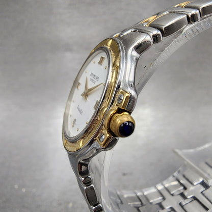 Raymond Weil Parsifal Watch Women 27mm White Dial Two Tone Date New battery2