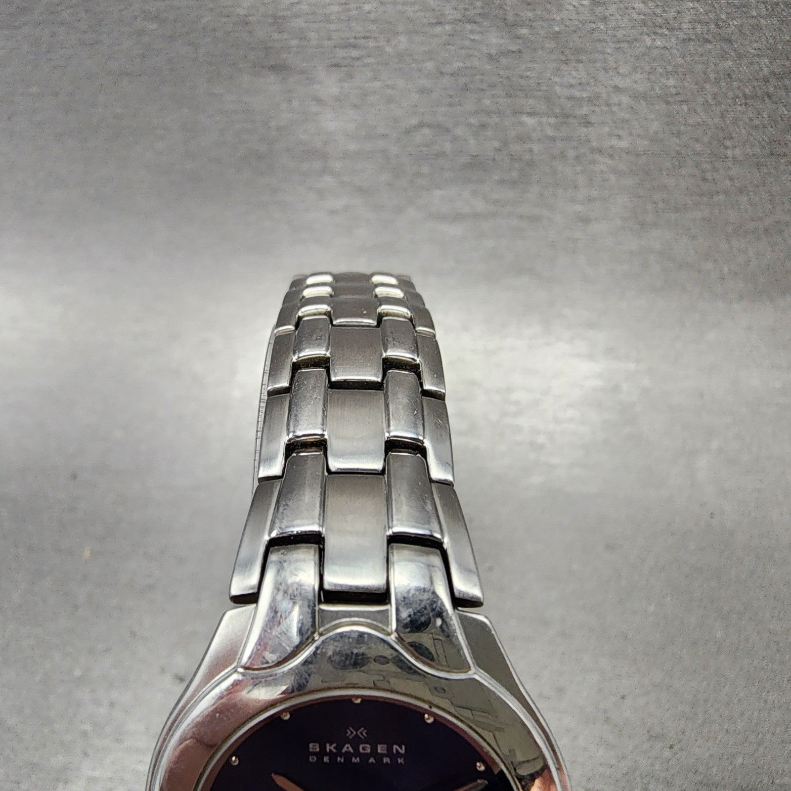 Skagen Watch Women 28mm Blue Dial Stainless Steel Date Round 202SSXN New Battery4