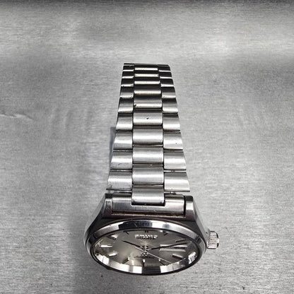 Seiko SilverWave Watch Men 36mm Silver Dial Silver Tone Daydate 8229-8000 NewBat4