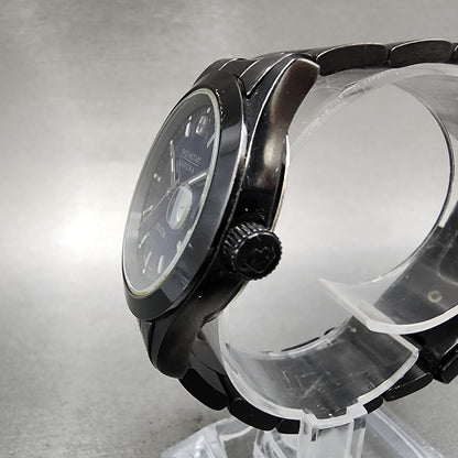 Swiss Military Hanowa Watch Women 36mm Blue Dial Black Date 65023 New Battery2