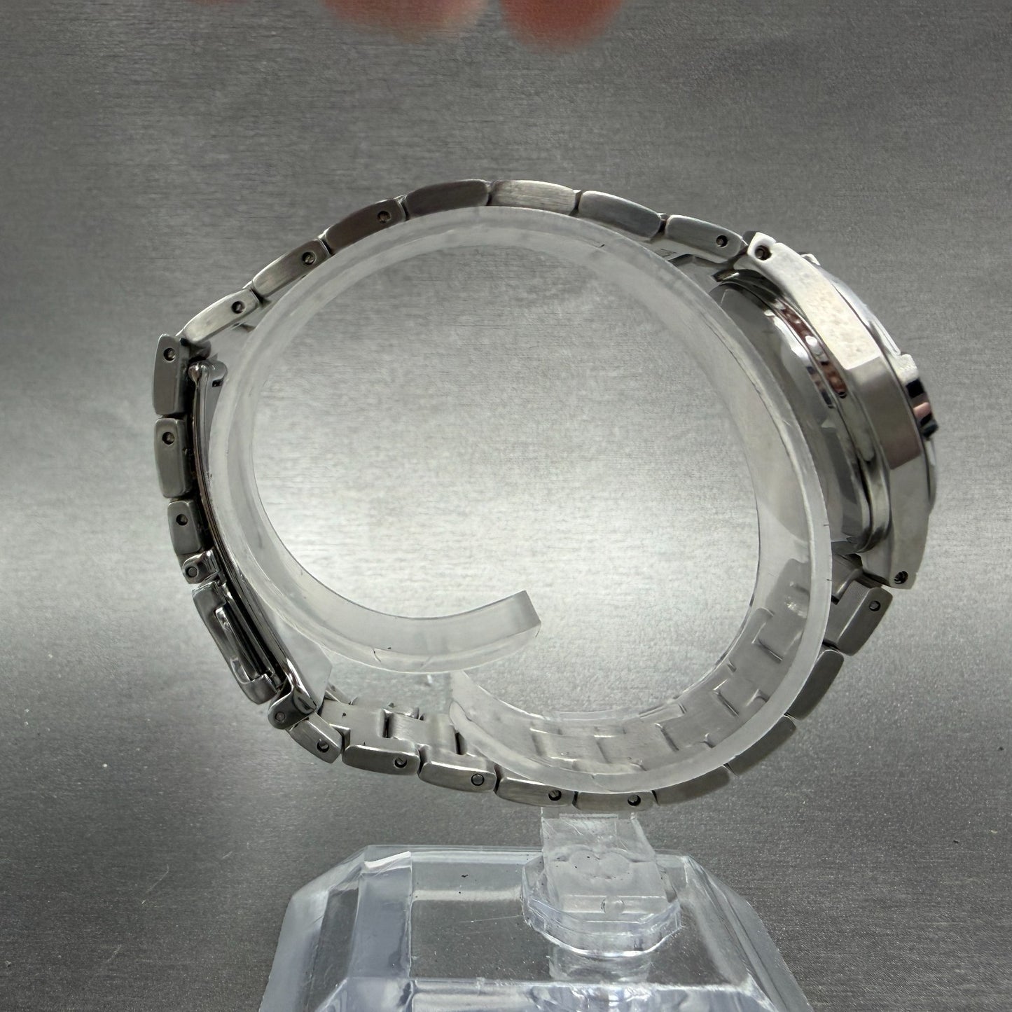 Casio Waveceptor Watch Women 30mm White Dial Silver Tone Round LWQ-150 Runs8