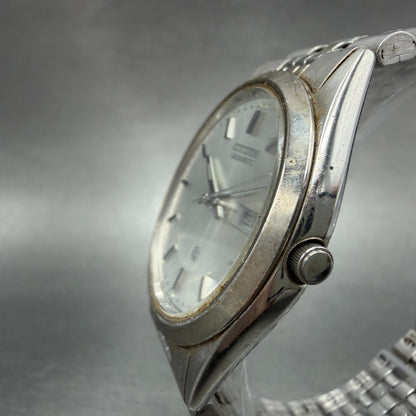 Citizen CQ Watch Men 36mm Silver Dial Silver Tone Daydate 6100-S96389 NewBattery2