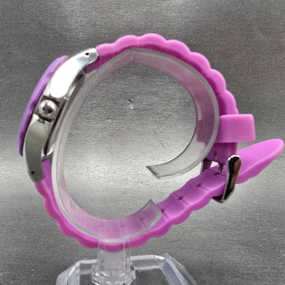 Invicta Angel Dive Watch Women 38mm White Dial Steel Purple Daydate 0698 New Bat6