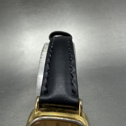 Seiko SQ Watch Women 21mm Champagne Dial Gold Tone Daydate 8523-5009 New Battery4