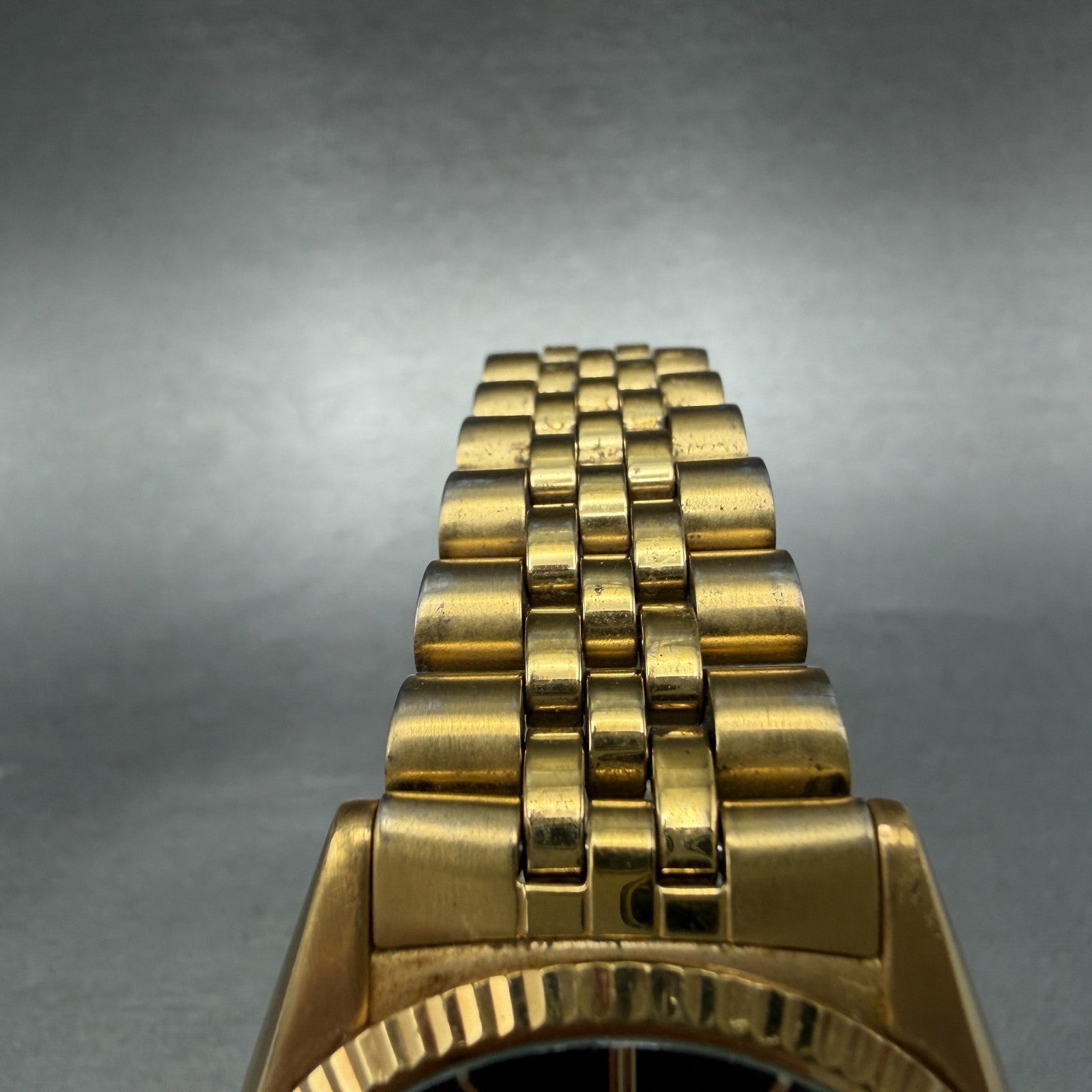 Seiko President Watch Men 36mm Black Dial Gold Tone 7n43-8111 READ!!!!!!! NewBat4