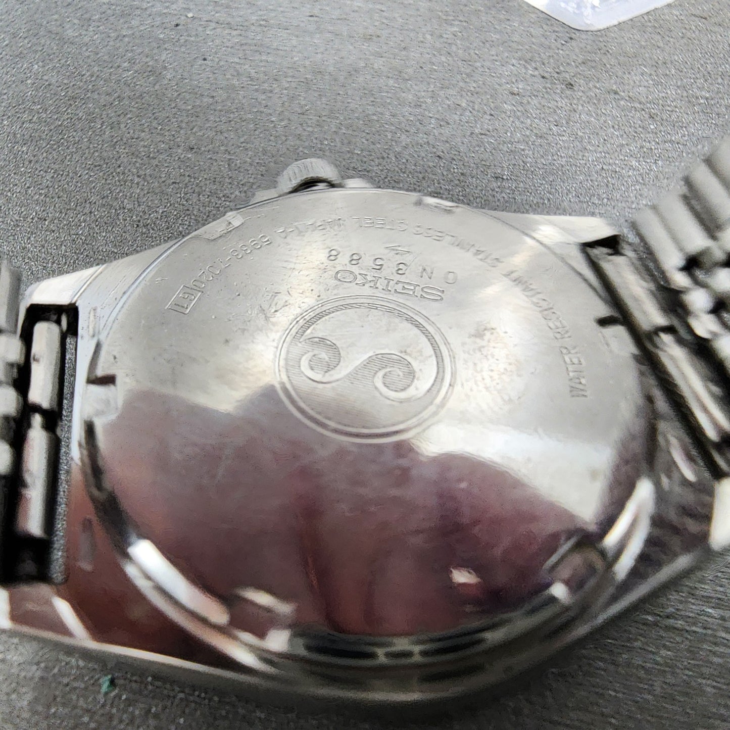 Seiko SilverWave Watch Men 35mm Silver  Dial Steel Daydate 59337020 New Battery9