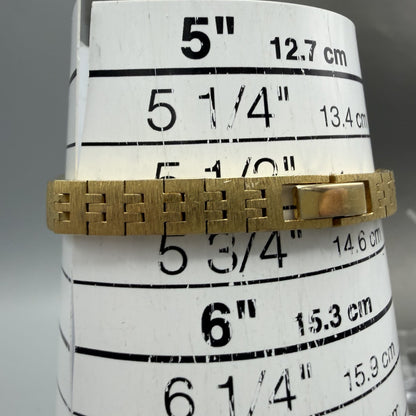 Citizen CQ Watch Women 17mm Champagne Dial Gold Tone Rectangle 3220 New Batt 56410