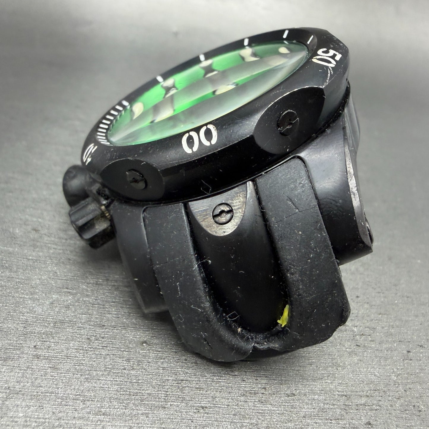 Invicta Reserve Venom Chrono Watch Men 52mm Green Dial READ!!!!!! Black New batt4
