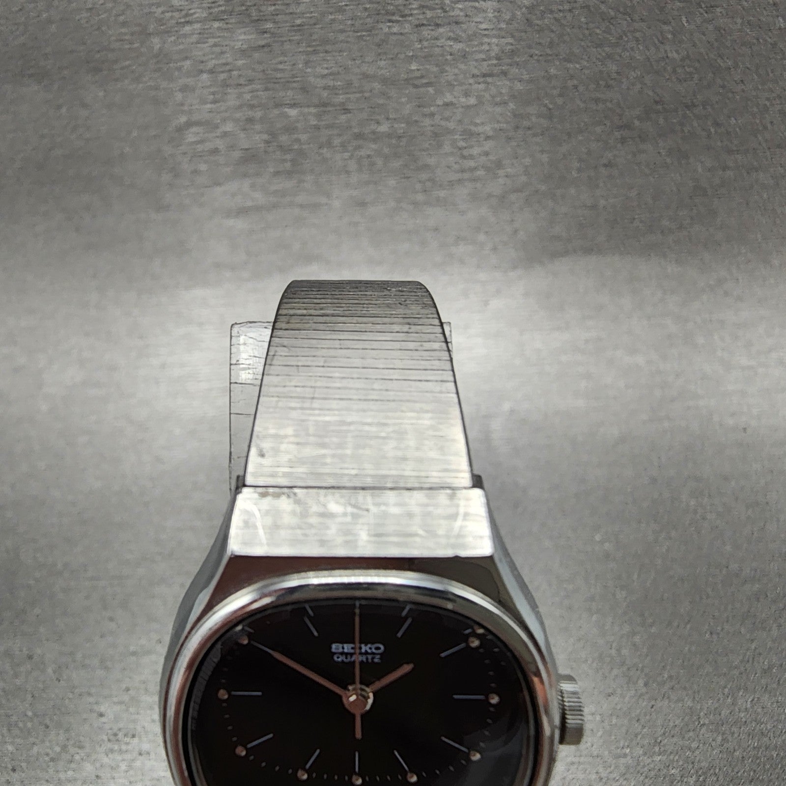 Seiko Analog Digital Watch Women 24mm Black Dial Steel E0295200 PARTS5