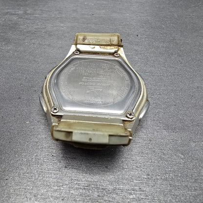 Casio Waveceptor WVA-430J Watch Men 43mm Black Dial Silver Alarm Chrono PARTS11
