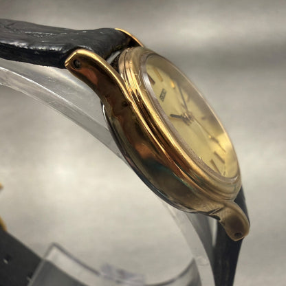 Seiko Watch Women 23mm Champagne Dial Gold Tone Round 4H21-1170 New Battery3