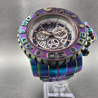 Invicta Sea Hunter Chronograph Watch Men 57mm Abalone Dial Rainbow 26413 PARTS6