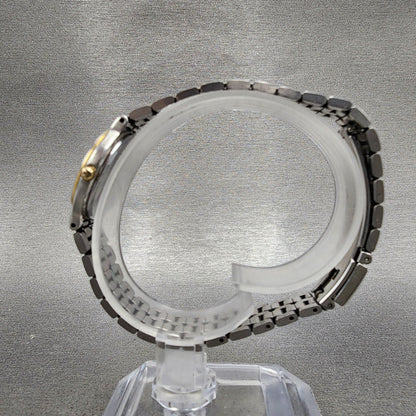 Seiko Creo Watch Women 24mm White Dial Two Tone Round 1F210B70 New Battery6