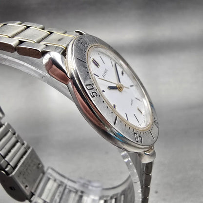 Seiko Avenue Watch Women 28mm White Dial Silver Tone Round 1F21-0D10 New Batt LP3