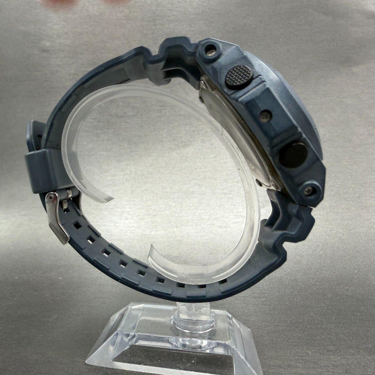 Casio G-Shock GA-150A Watch Men 52mm Analog Digital Blue Round New Battery ABC8