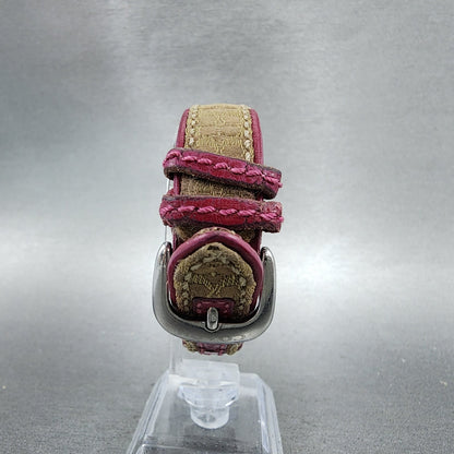 Coach Lexington Tank Watch Women 23mm MOP Dial Silver Tone Rectangle New Battery7