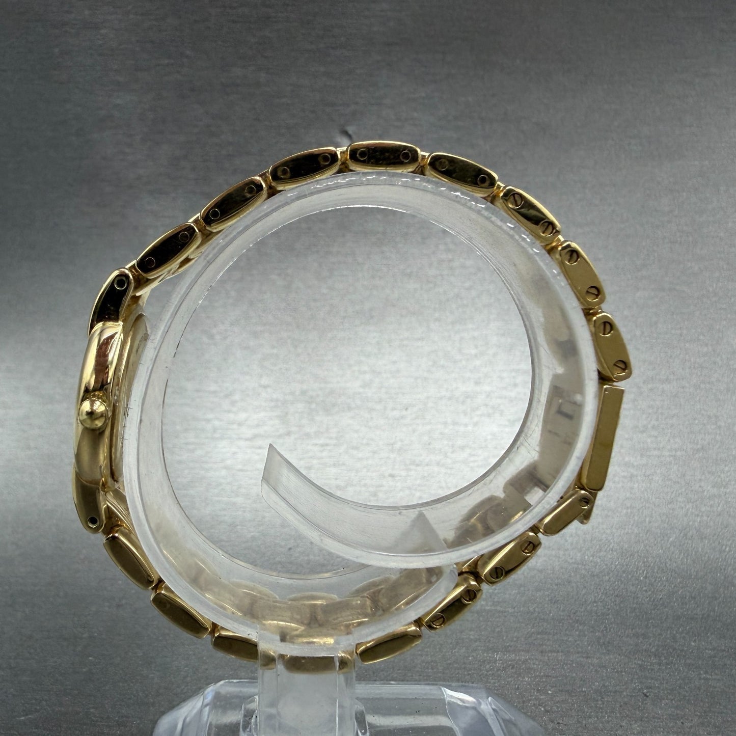 Raymond Weil Watch Women 21mm Gold Dial Gold Plated Diamonds 3740-1 New Battery7