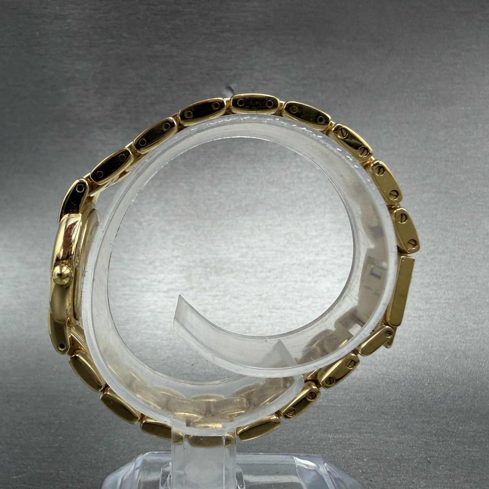 Raymond Weil Watch Women 21mm Gold Dial Gold Plated Diamonds 3740-1 New Battery7