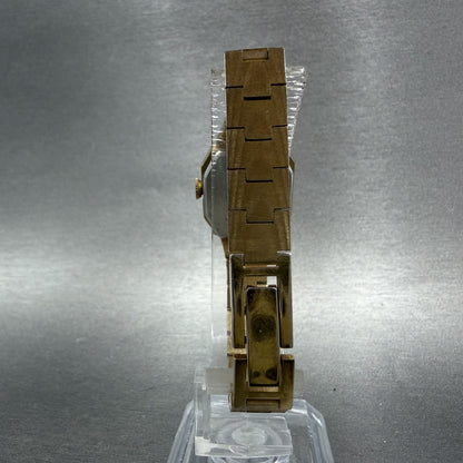 Bulova Accutron Watch Women 20mm Gold Dial Gold Tone Octagon PARTS VTG8