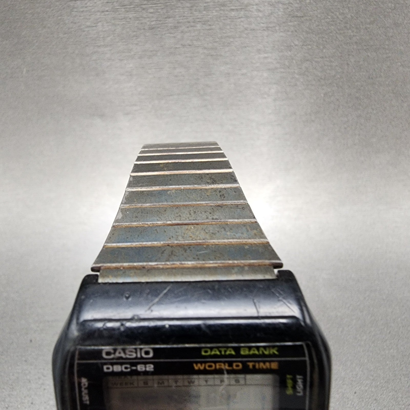 Casio Calculator Watch Men 33mm Digital Black Tone Alarm Chrono DBC62  New Batt4
