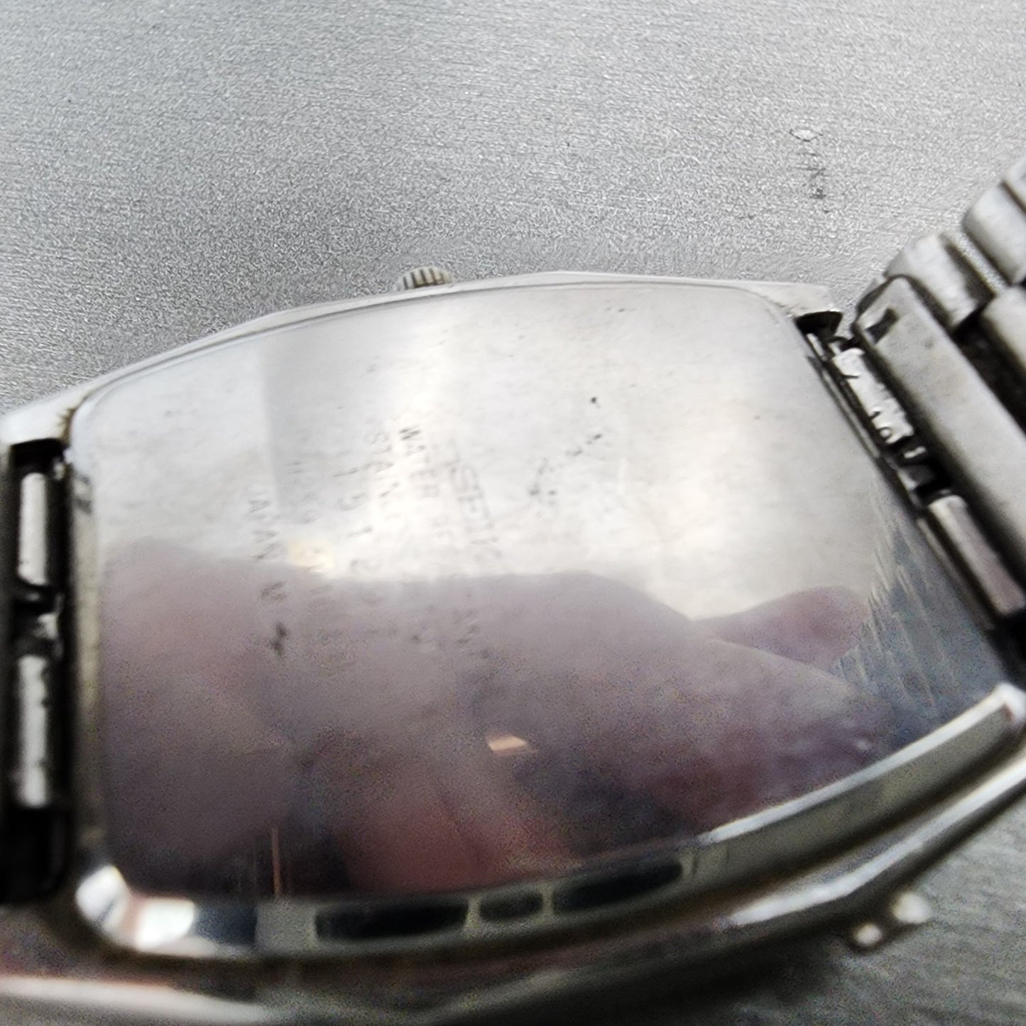 Seiko Analog Digital Watch Men 32mm White Dial Steel H2595010 PARTS10