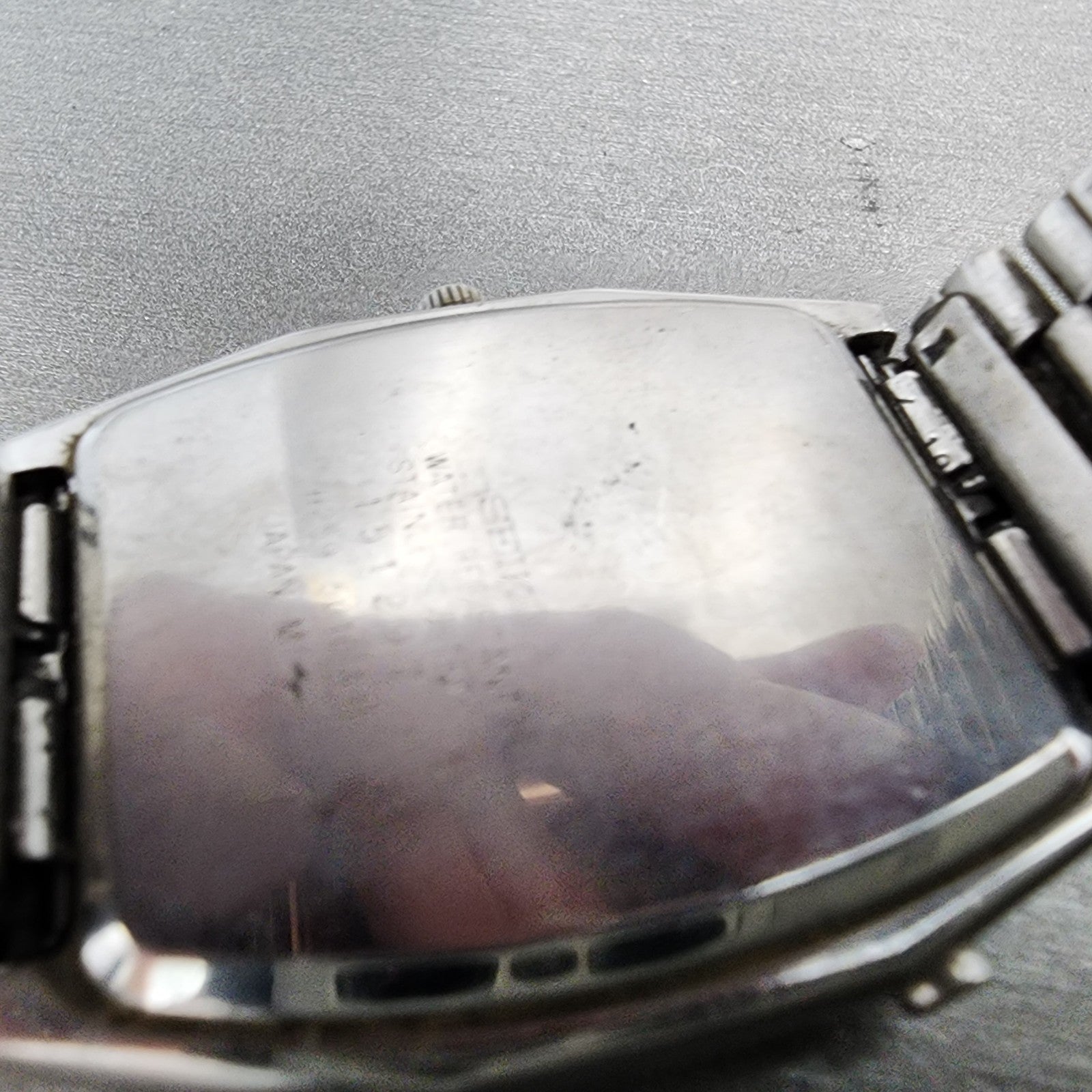 Seiko Analog Digital Watch Men 32mm White Dial Steel H2595010 PARTS10