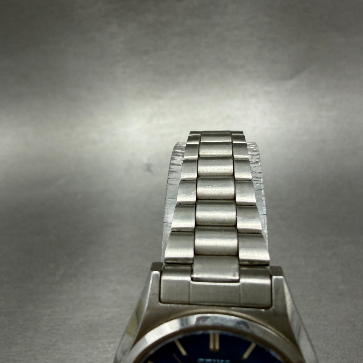Seiko Watch Women 26mm Blue Dial Silver Tone Daydate Round 2623-0100 PARTS5