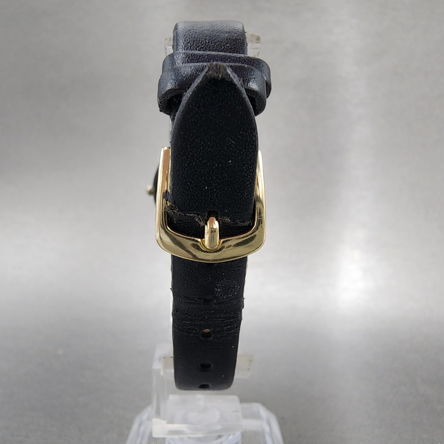 Movado Museum Watch Women 25mm Black Dial Black Tone Round 8725881 New BattA117