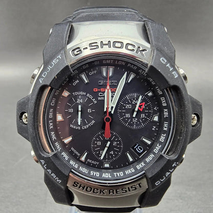 Casio G-Shock GS-1000 Watch Men 47mm Black Dial Black Silver Date Round Works JP0