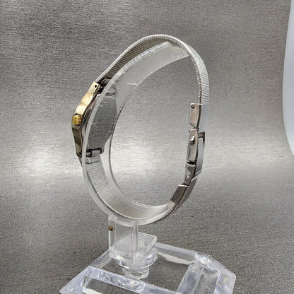 Seiko Watch Women 20mm Silver Dial Silver Tone Round 8Y210010 New Battery6