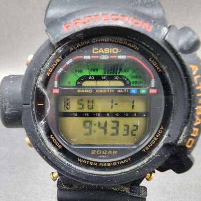 Casio GShock DW6500 Watch Men 45mm Digital Triple Sensor New Battery READ!!!!!1