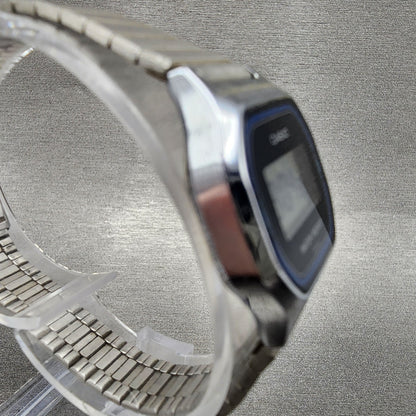 Casio L500 Watch Women 23mm Digital LCD Silver Tone Round Bracelet New Battery3