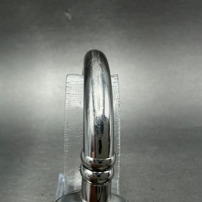 Movado Bareleto Watch Women 24mm Black Dial Stainless Steel Round Bangle NewBatH4