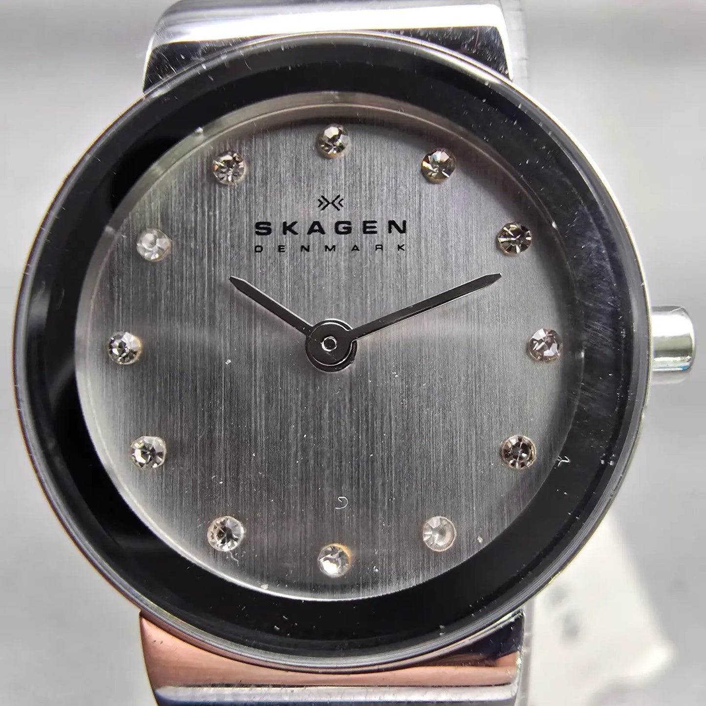 Skagen Freja Watch Women 22mm Silver Dial Silver Tone 358XSSLBC New Battery1