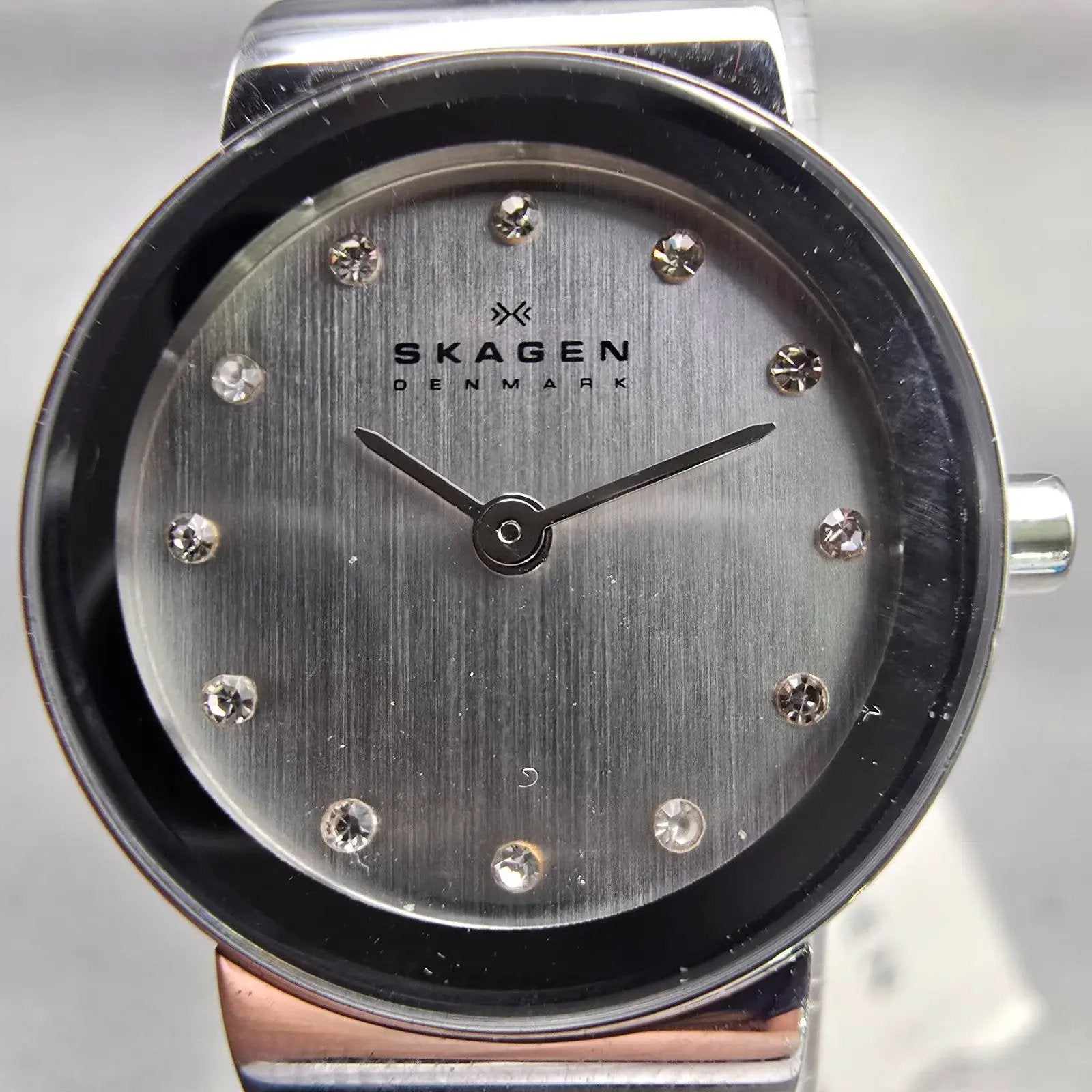 Skagen Freja Watch Women 22mm Silver Dial Silver Tone 358XSSLBC New Battery1