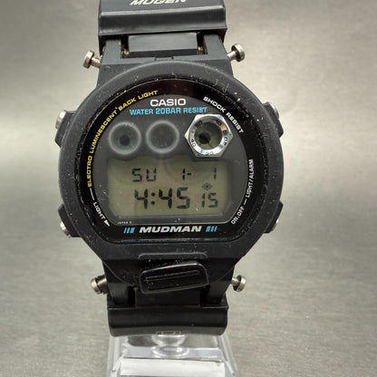 Casio Mudman DW-8400 Honda Watch Men 42mm Digital Black Alarm Chrono New Battery0