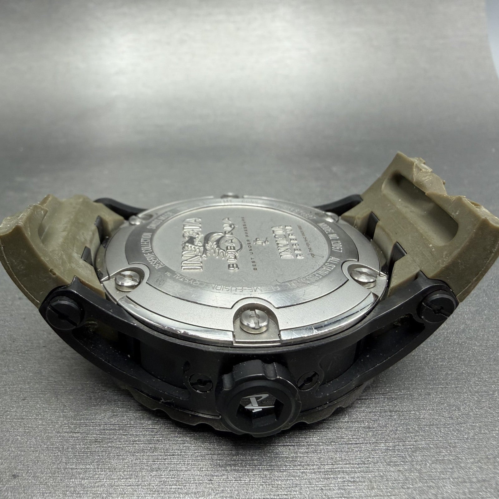 Invicta Reserve Subaqua GMT Watch Men 52mm Green Dial Black Date 12057 New Batt9