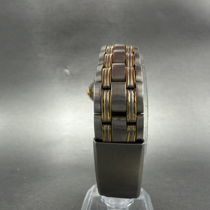 Casio Dive Watch Women 29mm Black Dial Two Tone Date Round LTP-3025 New Battery7