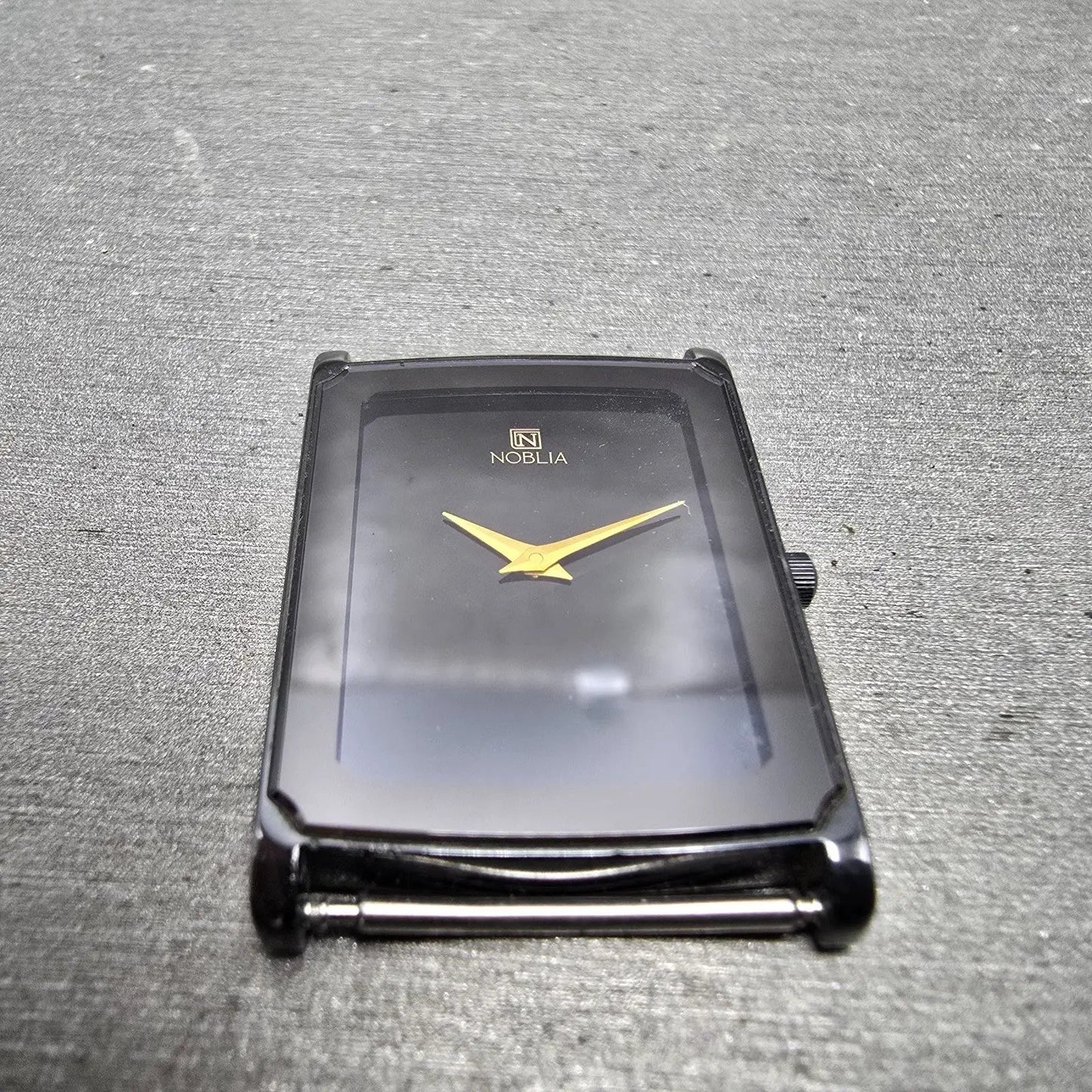 Citizen Noblia Tank Watch Men 24mm Black Dial Black Tone 4621-E63140 PARTS3