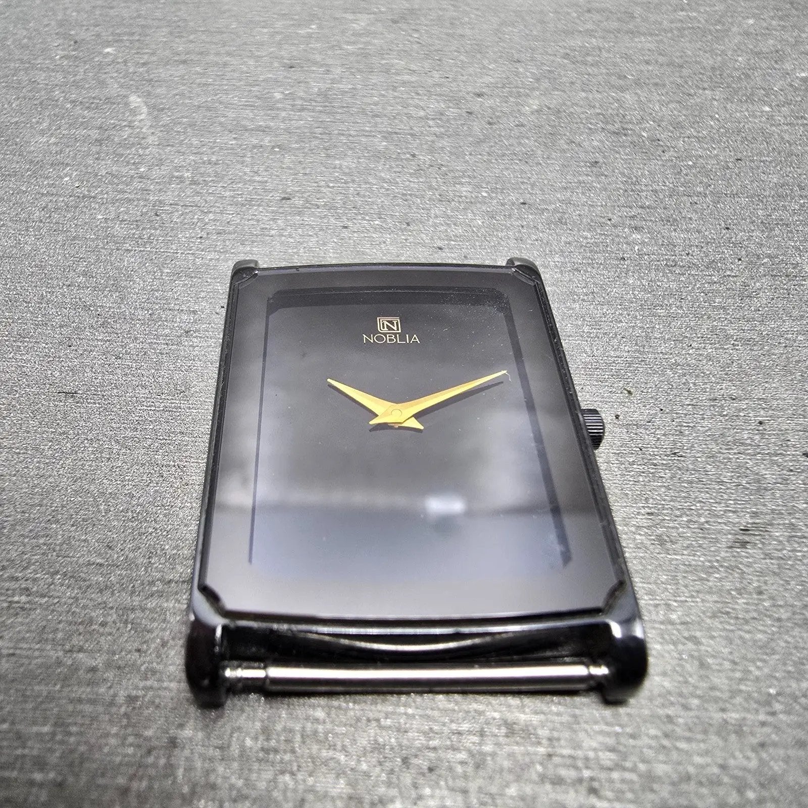 Citizen Noblia Tank Watch Men 24mm Black Dial Black Tone 4621-E63140 PARTS3