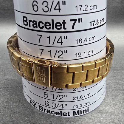 Invicta Angel Watch Women 38mm Gold Dial Gold Tone Date Round 16327 New Battery9