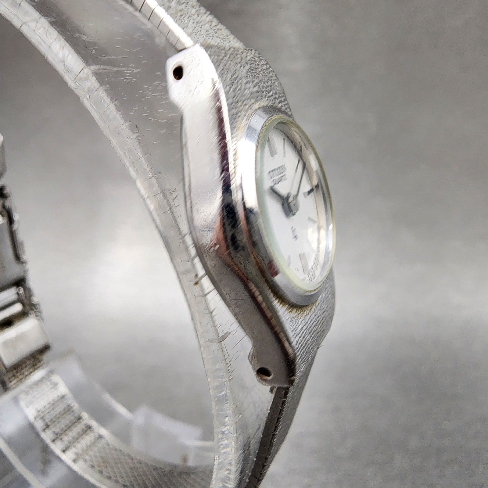 Citizen CQ Watch Women 17mm Silver Dial Silver Tone 3220891244 New Battery3
