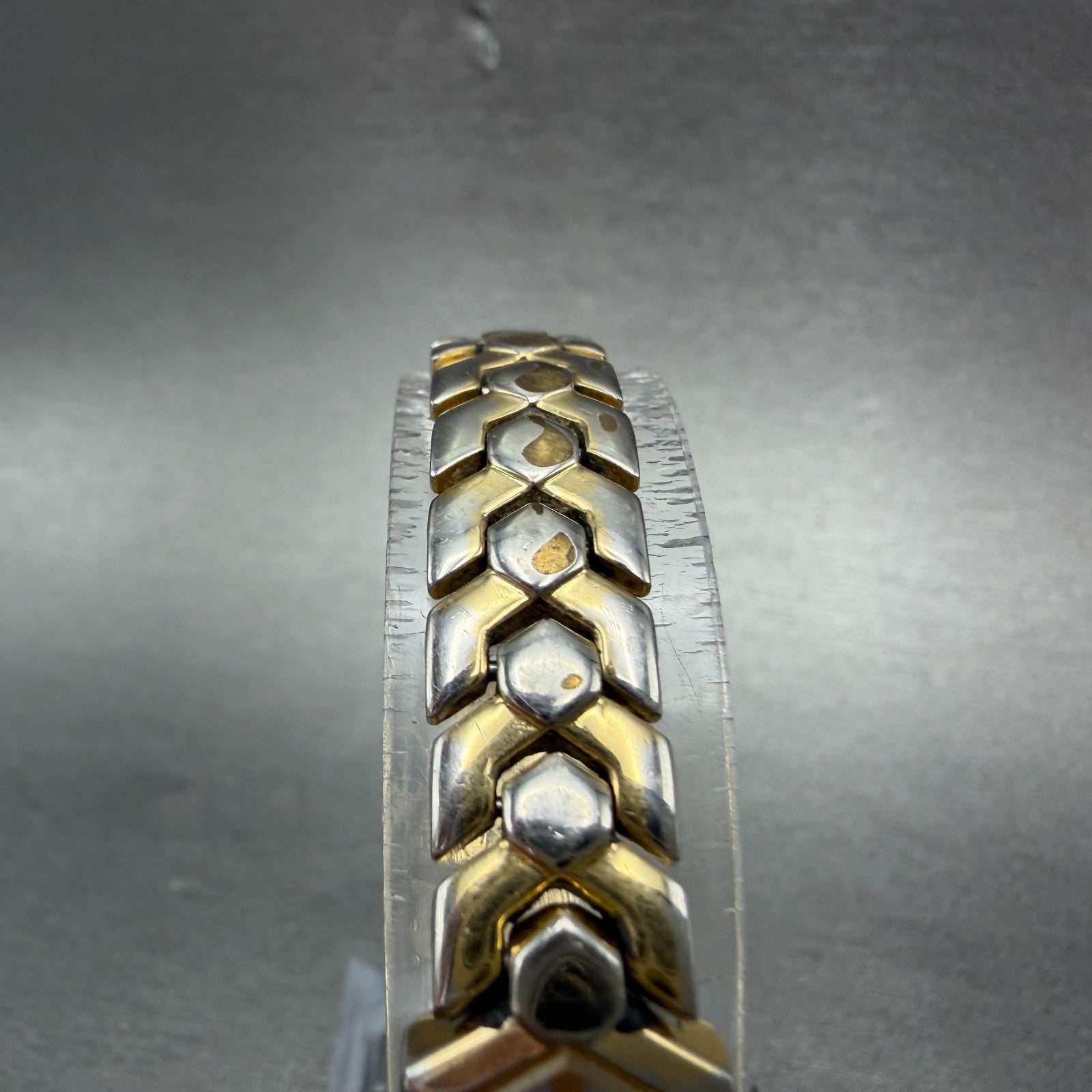 Citizen Watch Women 13mm MOP Dial Gold Tone Hexagon 5421-S41185 New Battery ABC4