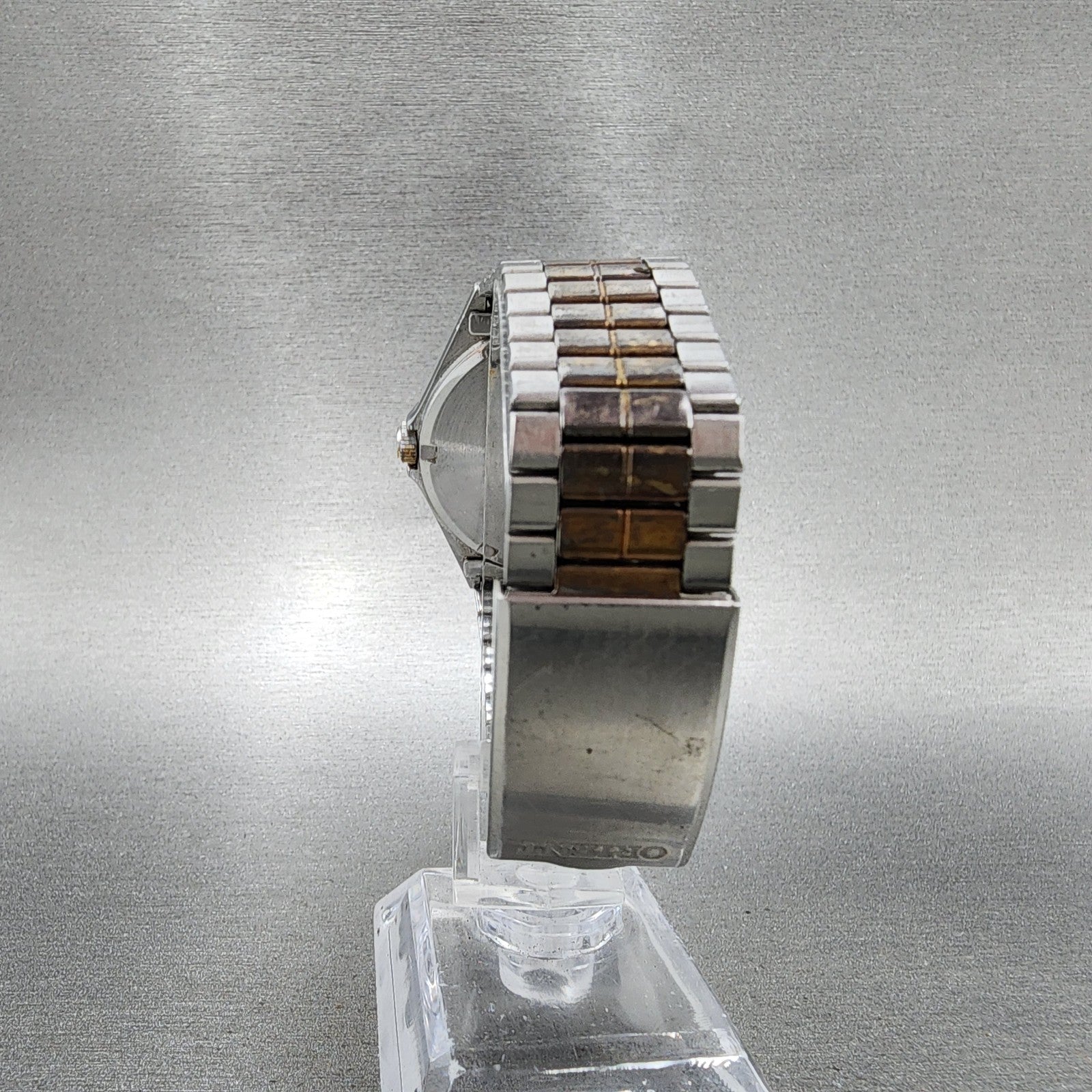 Orient Swimmer 100 Watch men 36mm White Dial Two Tone Daydate  PARTS8