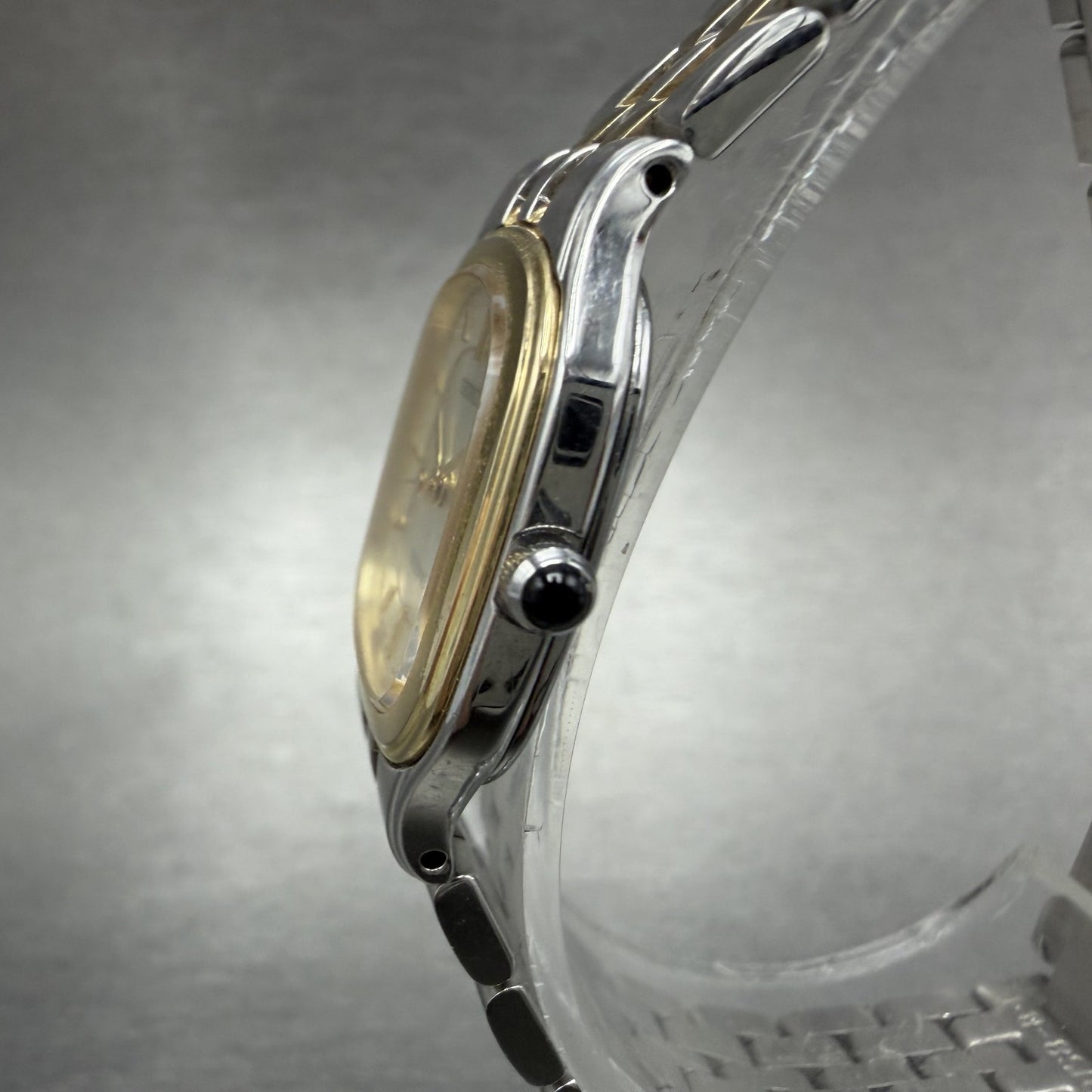 Seiko Exceline Watch Women 21mm White Dial Two Tone 4J41-0AA0 New Battery2