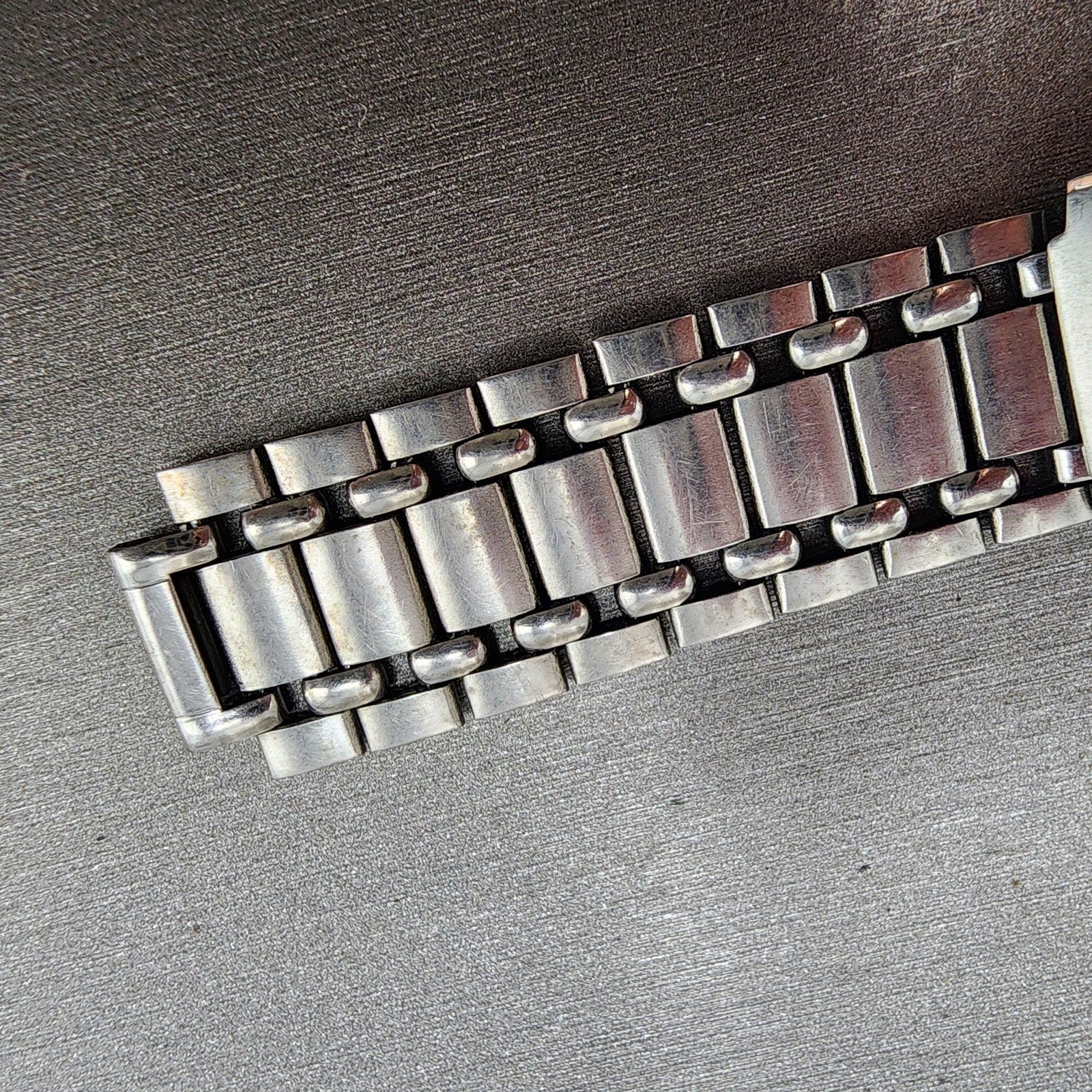 Citizen Bracelet 12mm Stainless Steel Tri Folding Clasp  Vintage4