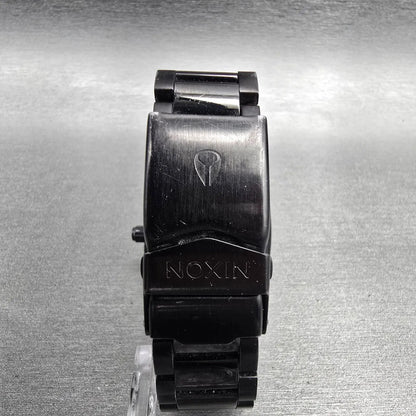 Nixon The Small Player Watch Women 33mm Black Dial Black Tone Rectangle New Batt7