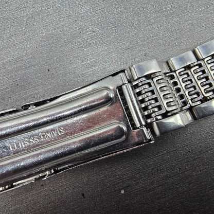 Seiko Lord Maitic Beads Of Rice Bracelet 18mm Stainless Steel XGB062 VTG JDM11