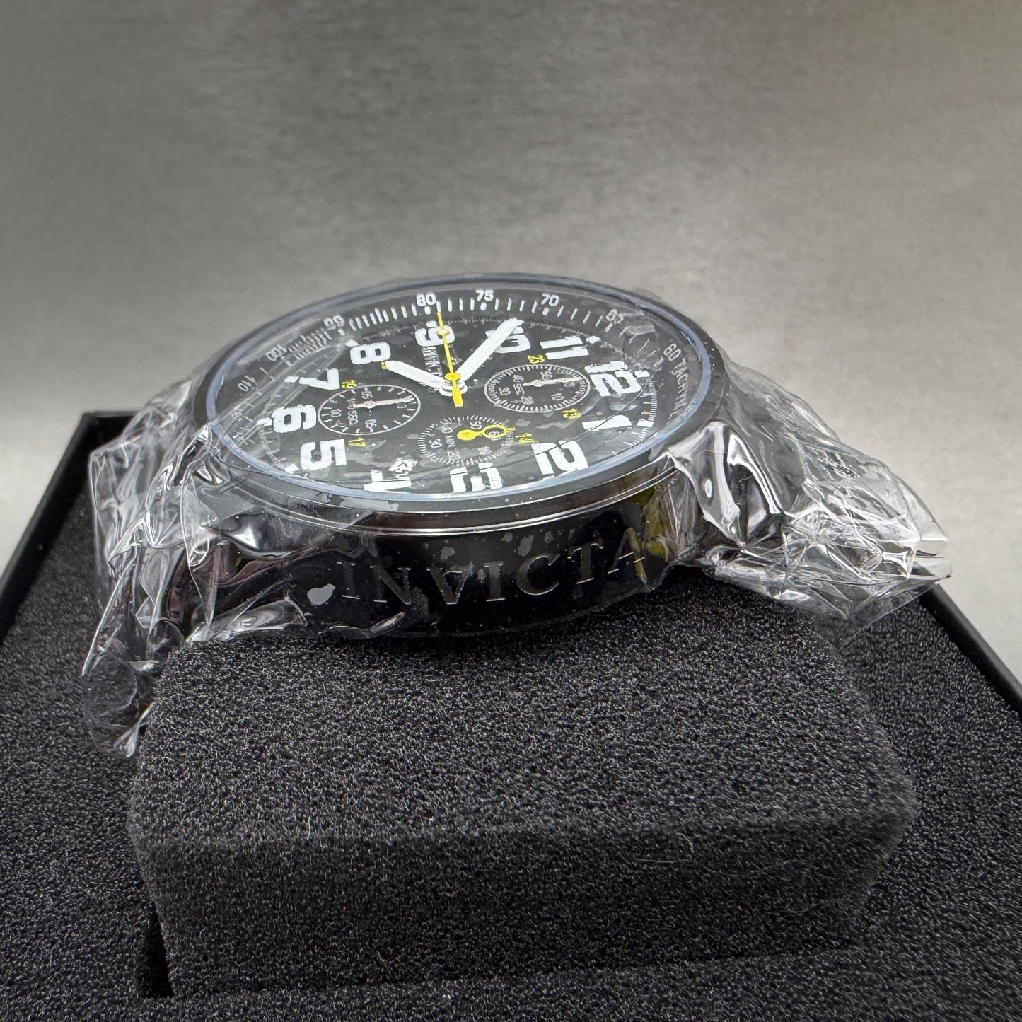 Invicta I-Force Chrono Watch Men 46mm Black Dial Black Tone Date 3332 NIB5