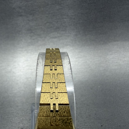 Seiko Watch Women 16mm Brown Dial Gold Tone Octagon 2C215470 New Battery4